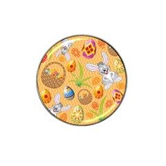 Easter Bunny And Egg Basket Hat Clip Ball Marker (4 Pack) by allthingseveryone