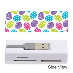 Polka Dot Easter Eggs Memory Card Reader (stick)  by allthingseveryone