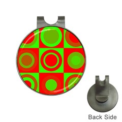 Redg Reen Christmas Background Hat Clips With Golf Markers by Celenk