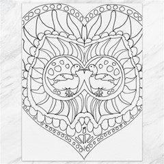 Heart Love Valentines Day Canvas 36  X 48   by Celenk