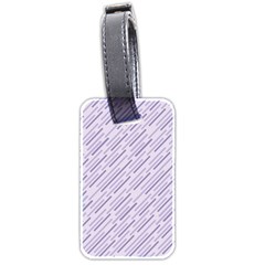 Halloween Lilac Paper Pattern Luggage Tags (two Sides) by Celenk