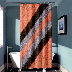 Fabric Textile Texture Surface Shower Curtain 36  X 72  (stall)  by Celenk