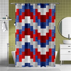 Texture Textile Surface Fabric Shower Curtain 48  X 72  (small)  by Celenk