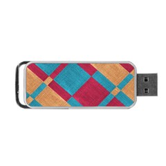 Fabric Textile Cloth Material Portable Usb Flash (one Side) by Celenk