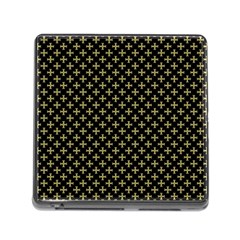 Yellow Cross Memory Card Reader (square) by jumpercat
