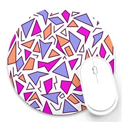 Retro Shapes 03 Round Mousepads by jumpercat