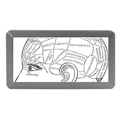 Brain Chart Diagram Face Fringe Memory Card Reader (mini) by Celenk
