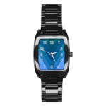 Tri 04 Stainless Steel Barrel Watch Front
