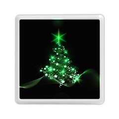 Christmas Tree Background Memory Card Reader (square)  by BangZart