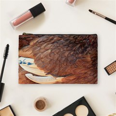 Feather Chicken Close Up Red Cosmetic Bag (medium)  by BangZart
