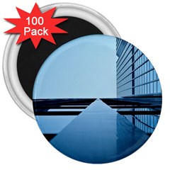 Architecture Modern Building Facade 3  Magnets (100 Pack) by BangZart
