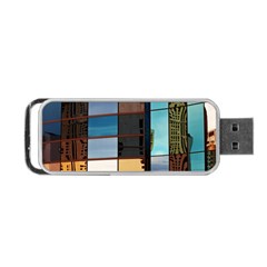 Glass Facade Colorful Architecture Portable Usb Flash (two Sides) by BangZart