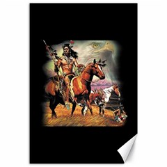 Native American Indian Spirit Hunters Canvas 24  X 36  (unframed) by Bigfootshirtshop