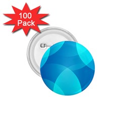 Abstract Blue Wallpaper Wave 1 75  Buttons (100 Pack)  by Celenk