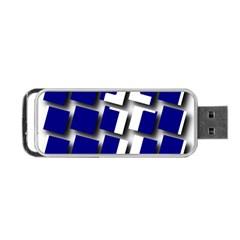 Facebook Social Media Network Blue Portable Usb Flash (two Sides) by Celenk
