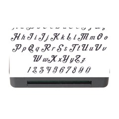 Font Lettering Alphabet Writing Memory Card Reader With Cf by Celenk