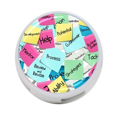 Stickies Post It List Business 4-port Usb Hub (one Side) by Celenk
