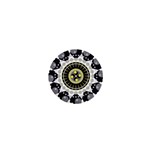 Mandala Geometric Design Pattern 1  Mini Magnets Front