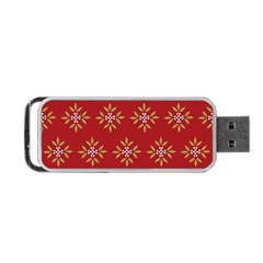Pattern Background Holiday Portable Usb Flash (one Side) by Celenk