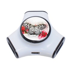 Butterfly Animal Insect Art 3-port Usb Hub by Celenk