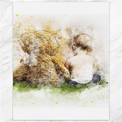 Bear Baby Sitting Art Abstract Canvas 11  X 14   by Celenk
