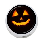 Pumpkin Helloween Face Autumn 4-Port USB Hub (Two Sides)  Back