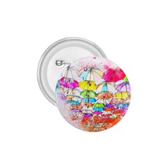 Umbrella Art Abstract Watercolor 1 75  Buttons by Celenk