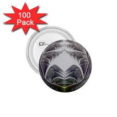 Fractal White Design Pattern 1 75  Buttons (100 Pack)  by Celenk