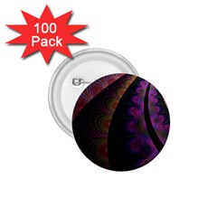 Fractal Colorful Pattern Spiral 1 75  Buttons (100 Pack)  by Celenk