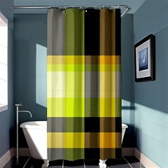 Tartan Abstract Background Pattern Textile 5 Shower Curtain 36  X 72  (stall)  by Celenk