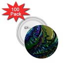 Fractal Art Background Image 1.75  Buttons (100 pack)  Front