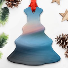 Wave Background Pattern Abstract Lines Light Ornament (christmas Tree)  by Celenk
