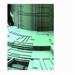 Futuristic Urban Architecture Large Garden Flag (two Sides) by Celenk