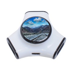 Nature Landscape Mountains Slope 3-port Usb Hub by Celenk