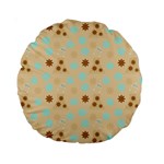 Beige Dress Standard 15  Premium Round Cushions Back