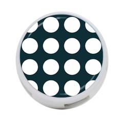 Big Dot Teal Blue 4-port Usb Hub (one Side) by snowwhitegirl