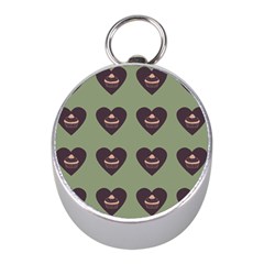 Cupcake Green Mini Silver Compasses by snowwhitegirl
