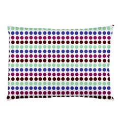Multi White Dots Pillow Case (two Sides) by snowwhitegirl