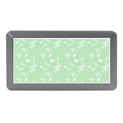 Mint Green White Music Memory Card Reader (mini) by snowwhitegirl