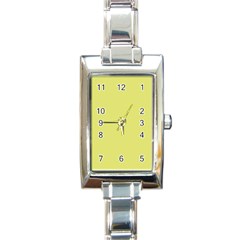 Avocado Rectangle Italian Charm Watch by snowwhitegirl