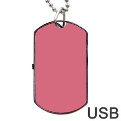 Rosey Dog Tag Usb Flash (two Sides) by snowwhitegirl