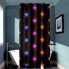 Lanterns Background Lamps Light Shower Curtain 36  X 72  (stall)  by Nexatart