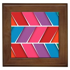 Abstract Background Colorful Framed Tiles by Nexatart