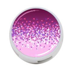 Pink Disintegrate 4-port Usb Hub (two Sides)  by jumpercat
