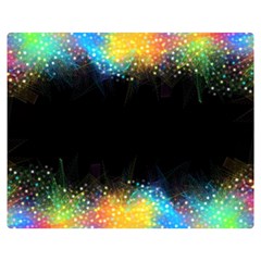 Frame Border Feathery Blurs Design Double Sided Flano Blanket (medium)  by Nexatart