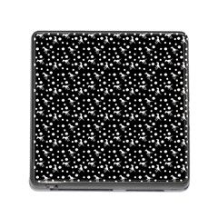Dinosaurs Black Memory Card Reader (square) by snowwhitegirl