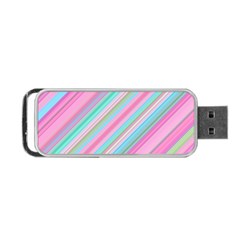 Background Texture Pattern Portable Usb Flash (one Side) by Nexatart