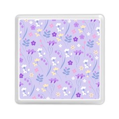 Violet,lavender,cute,floral,pink,purple,pattern,girly,modern,trendy Memory Card Reader (square)  by NouveauDesign