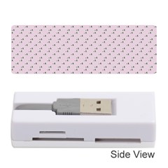 Pink Flowers Pink Memory Card Reader (stick)  by snowwhitegirl
