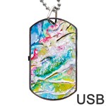 Art Abstract Abstract Art Dog Tag USB Flash (One Side) Front
